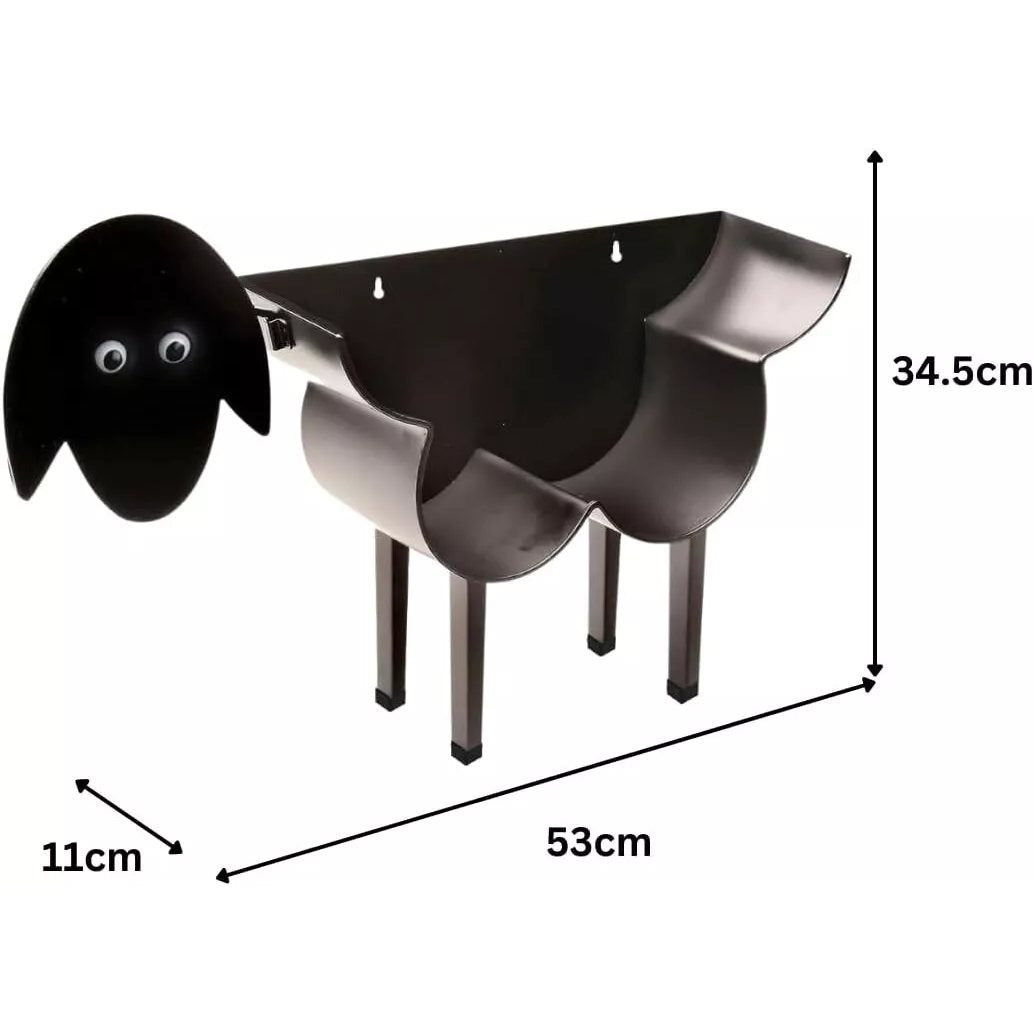 Sheep Toilet Paper Holder – Freestanding Metal Storage Stand product detail photo for bathroom