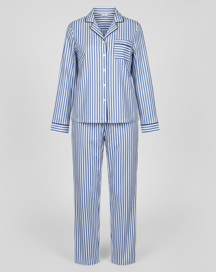 Women's loose-fitting pyjama set with panels