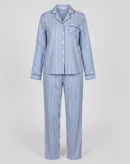 Women's loose-fitting pyjama set with panels