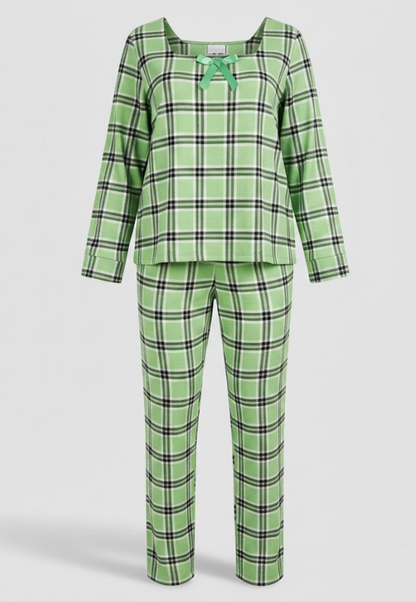 Women's plaid pyjama set