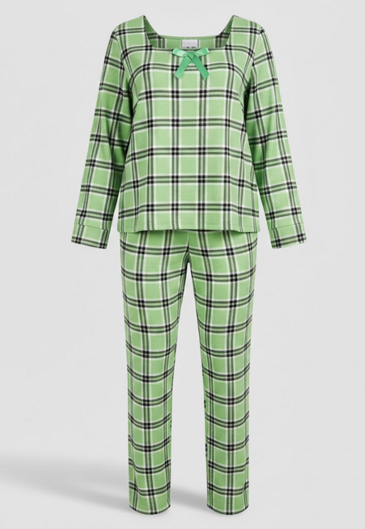 Women's plaid pyjama set