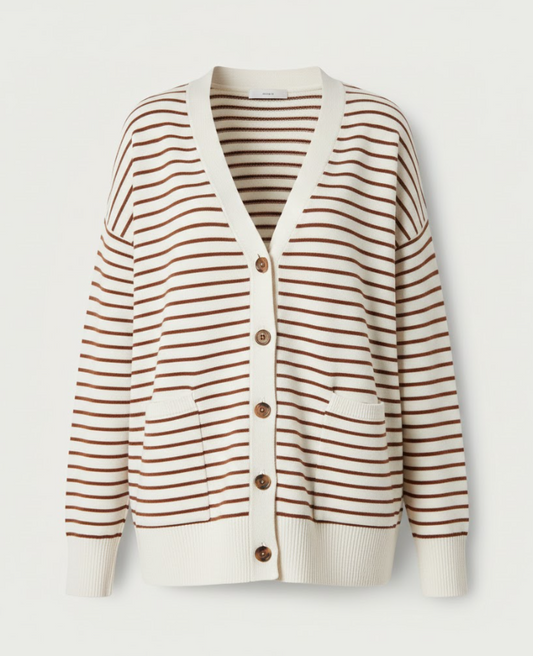 Women's Striped Cardigan