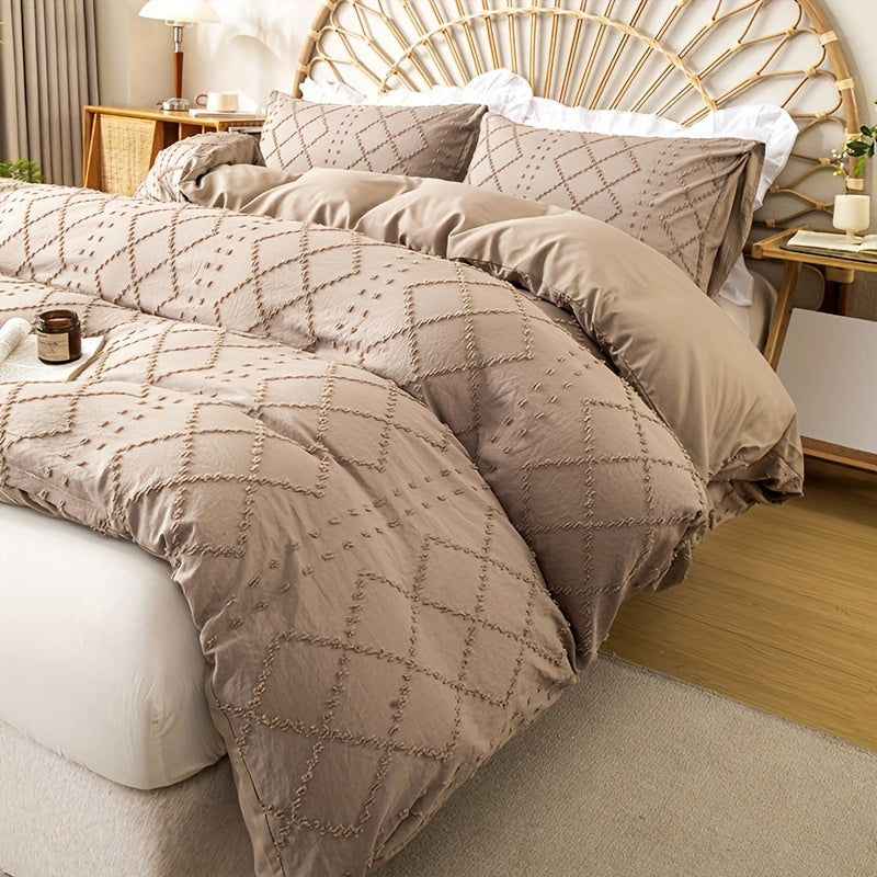 Duvet Cover Set - Washed Bedroom Bedding Set room setting lifestyle photo for bedroom