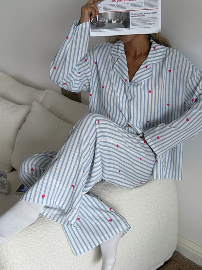 Women’s Pajama Set – Long Sleeve Top and Pants