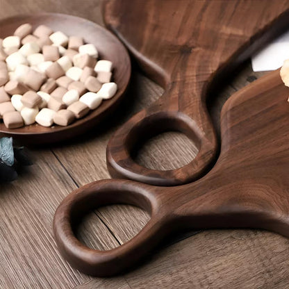 Wood Paddle Cutting Board - Kitchen Prep and Serving Board lifestyle product photo for kitchen