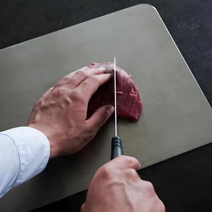 Steel Cutting Board CleanEdge Double-Sided Hygienic Prep Surface For Modern Kitchens