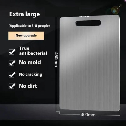 Steel Cutting Board CleanEdge Double-Sided Hygienic Prep Surface For Modern Kitchens