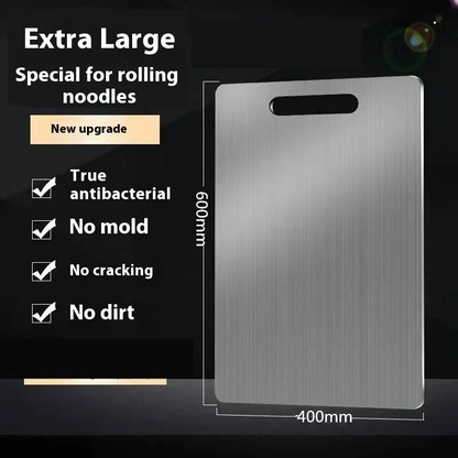 Steel Cutting Board CleanEdge Double-Sided Hygienic Prep Surface For Modern Kitchens