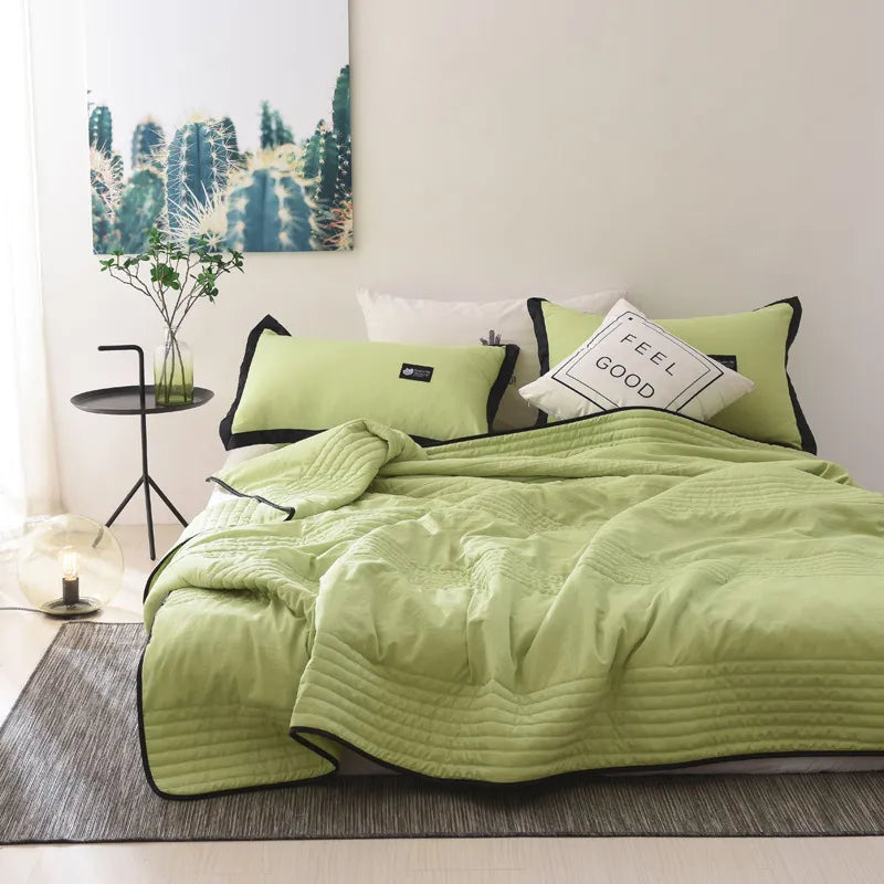 Cooling Throw Blanket – Slender Dual-Sided Summer Layer product detail photo for bedroom