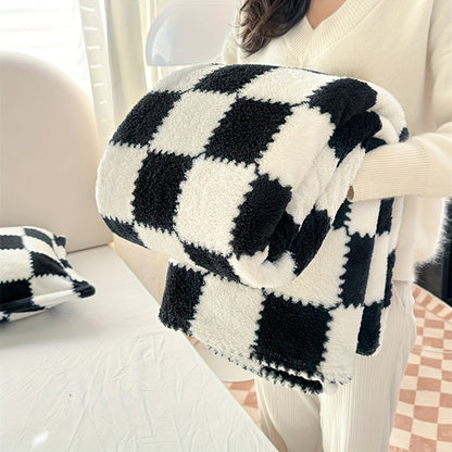 Panda Velvet Throw Blanket – Flannel Sofa and Travel Blanket product detail photo for bedroom