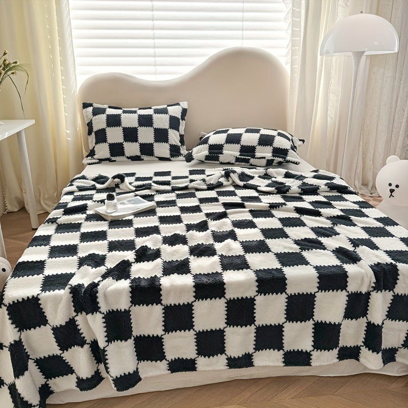 Panda Velvet Throw Blanket – Flannel Sofa and Travel Blanket product detail photo for bedroom