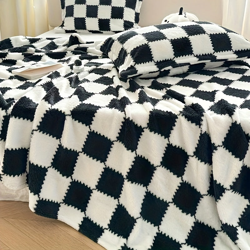 Panda Velvet Throw Blanket – Flannel Sofa and Travel Blanket product detail photo for bedroom