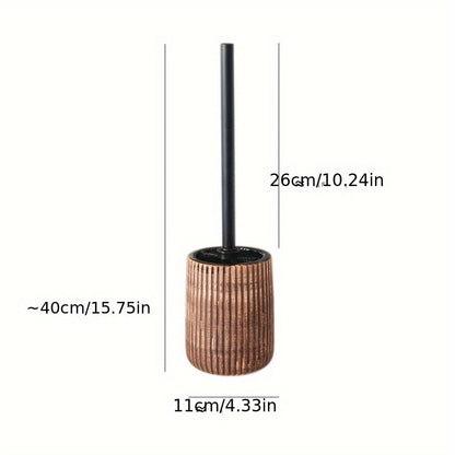 Ceramic Toilet Brush Holder – Bathroom Brush Set