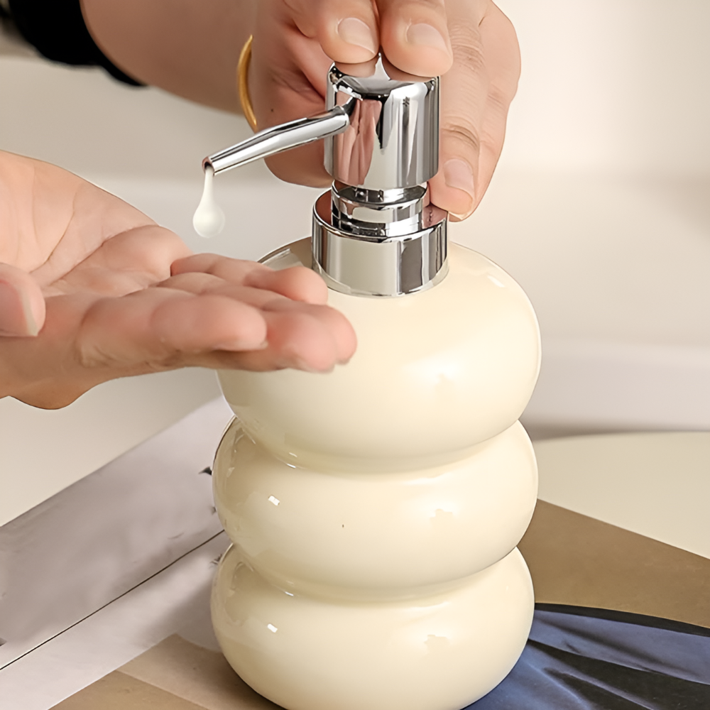 Soap Dispenser Orbelle — Modern Spherical Elegance For Calm Contemporary Spaces