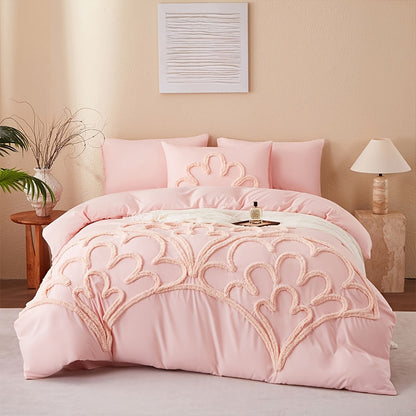 3-Piece Tufted Duvet Cover Set - Washed Bedroom Bedding Set product detail photo for bedroom