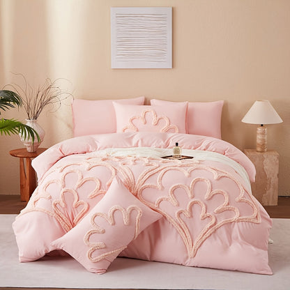 3-Piece Tufted Duvet Cover Set - Washed Bedroom Bedding Set product detail photo for bedroom