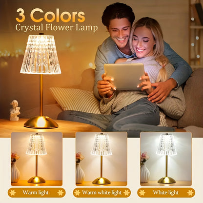 Acrylic Table Lamp – Glow Ambient Light product detail photo for living room