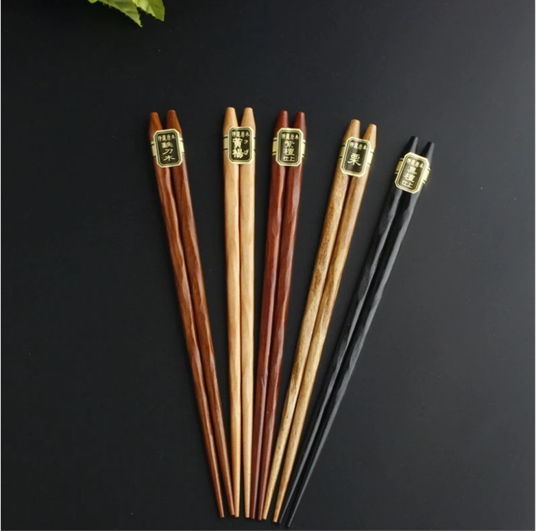 Wooden Chopsticks – Japanese-Style Reusable Dining Utensils product detail photo for kitchen