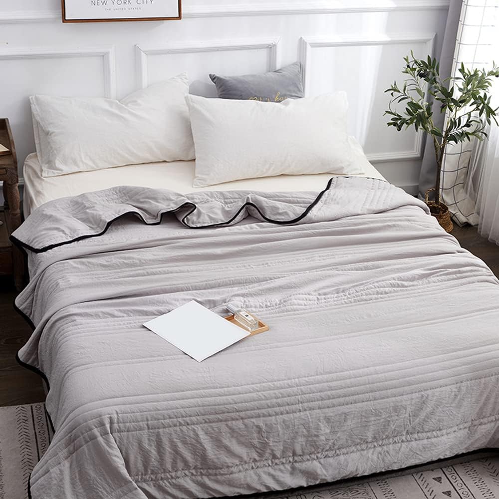 Cooling Throw Blanket – Slender Dual-Sided Summer Layer product detail photo for bedroom