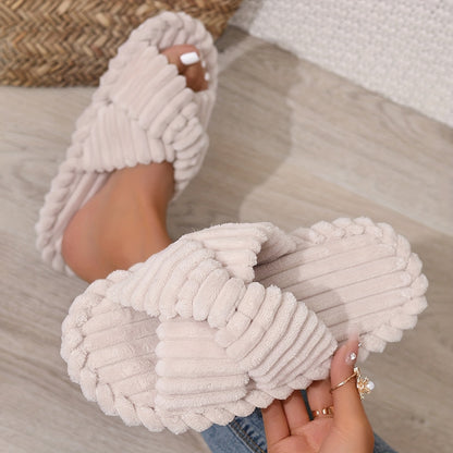 Slippers product detail photo in entryway