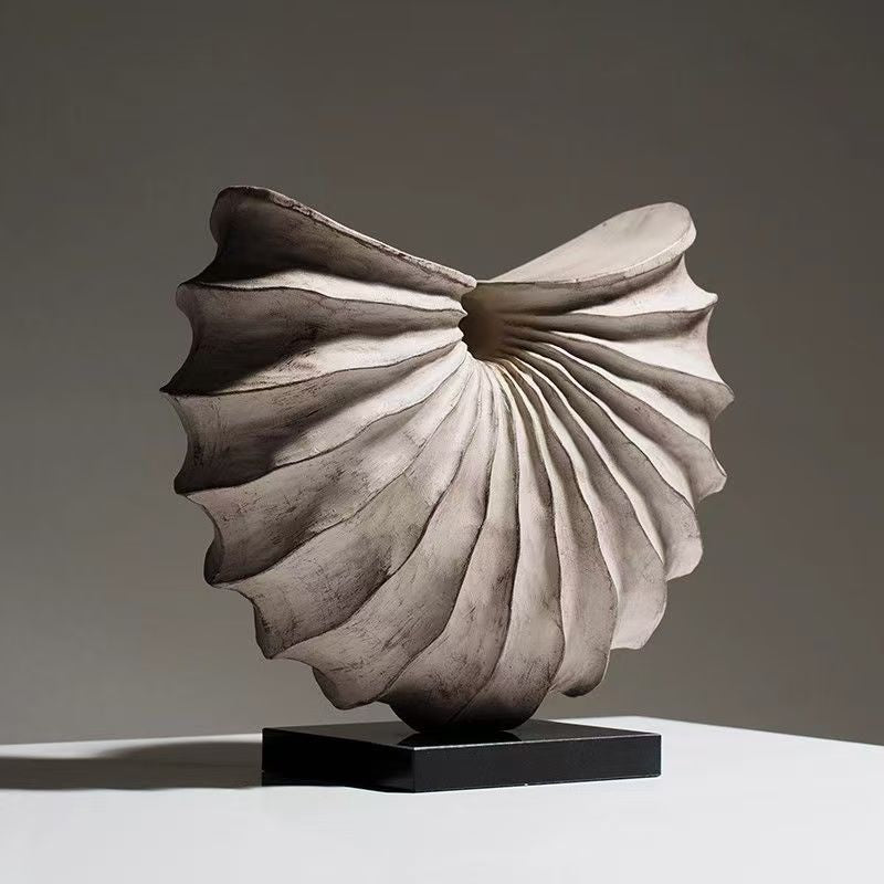 Geometric Display Sculpture "Alba" product detail photo in living room