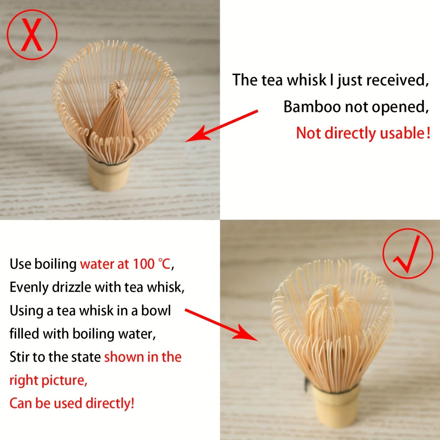 Matcha Tea Set – 6-Piece Ceramic and Bamboo Preparation Kit product detail photo for kitchen