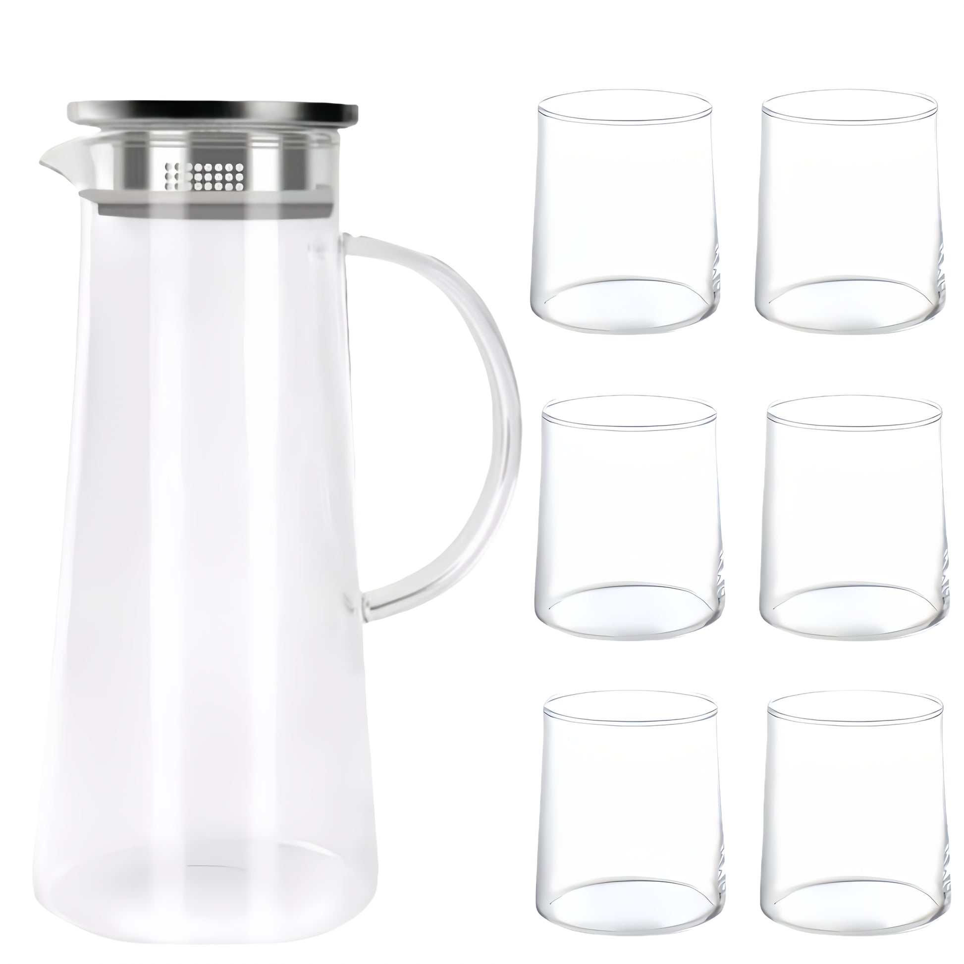 Glass Tea Set – Teapot with Matching Cups product detail photo for kitchen