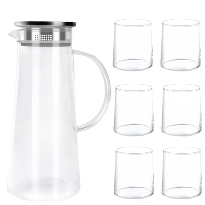 Glass Tea Set – Teapot with Matching Cups product detail photo for kitchen