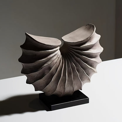 Geometric Display Sculpture "Alba" product detail photo in living room