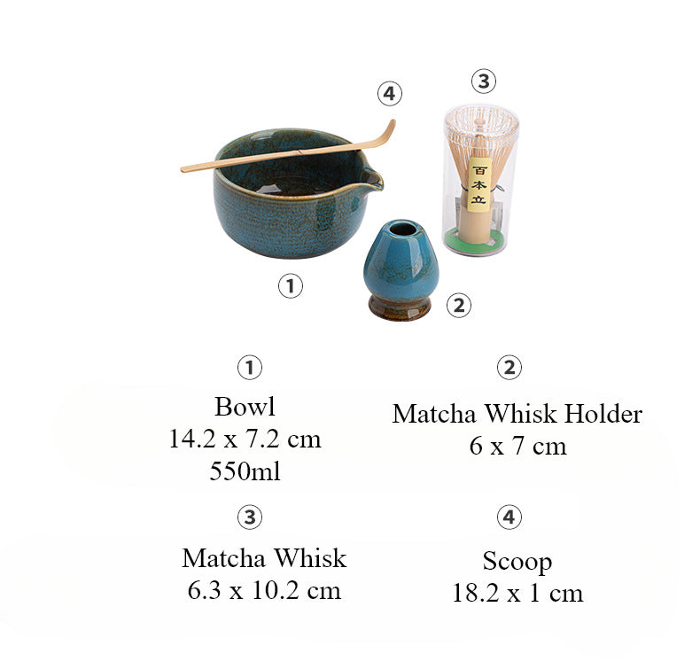 Ceramic Matcha Set product detail photo in kitchen