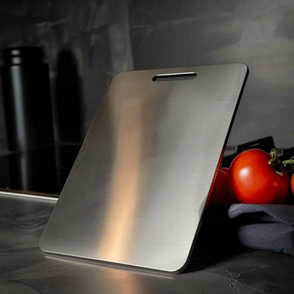 Steel Cutting Board CleanEdge Double-Sided Hygienic Prep Surface For Modern Kitchens