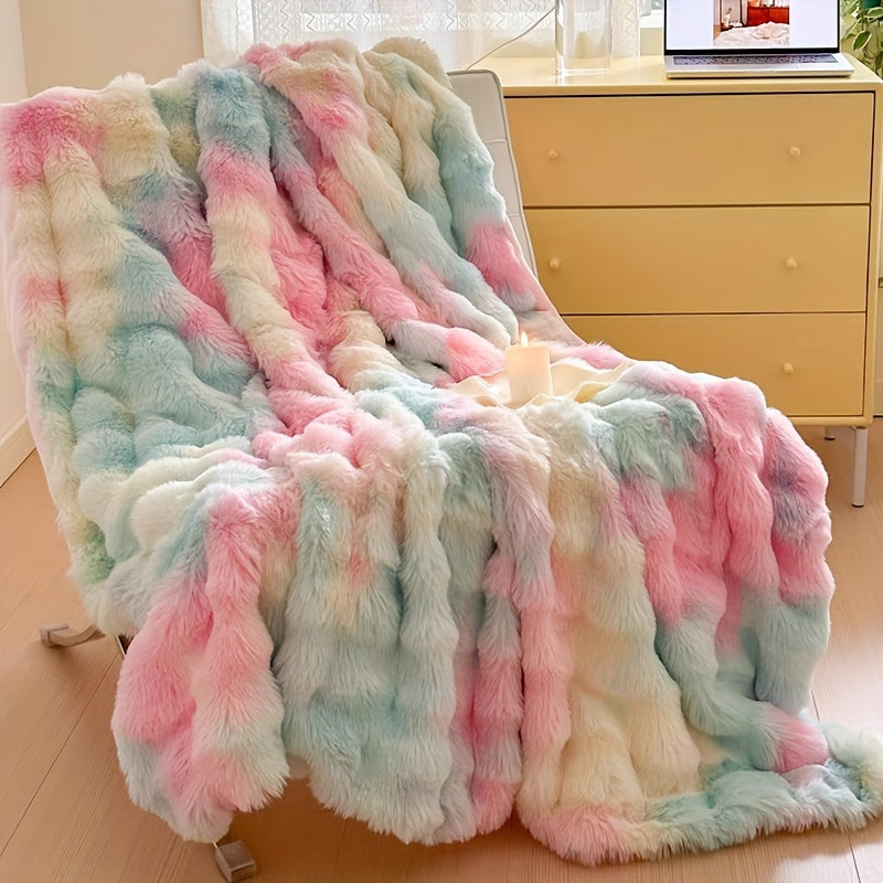 Plush Fleece Throw Blanket - Sofa and Bed Layer product detail photo for bedroom