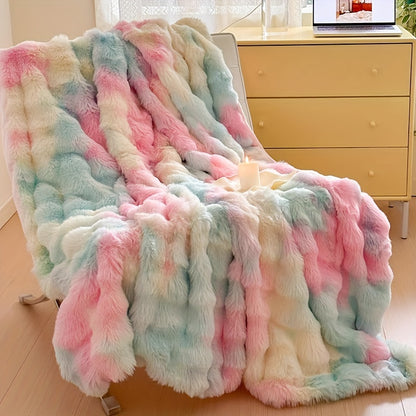 Plush Fleece Throw Blanket - Sofa and Bed Layer product detail photo for bedroom