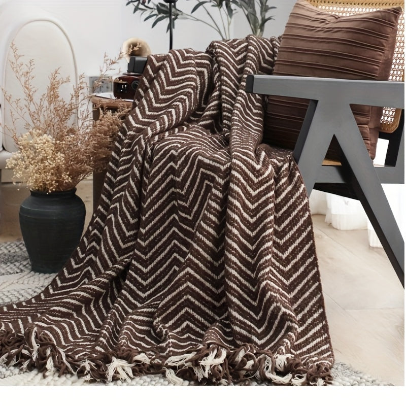 Throw Blanket "Paloma" room setting lifestyle photo in bedroom