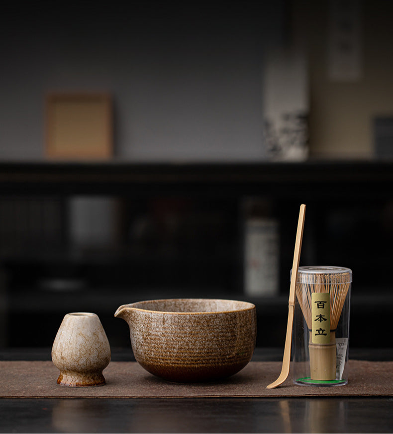 Ceramic Matcha Set product detail photo in kitchen