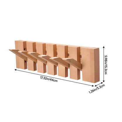 Wooden Wall Coat Rack - Entryway Wall Hooks product detail photo for entryway