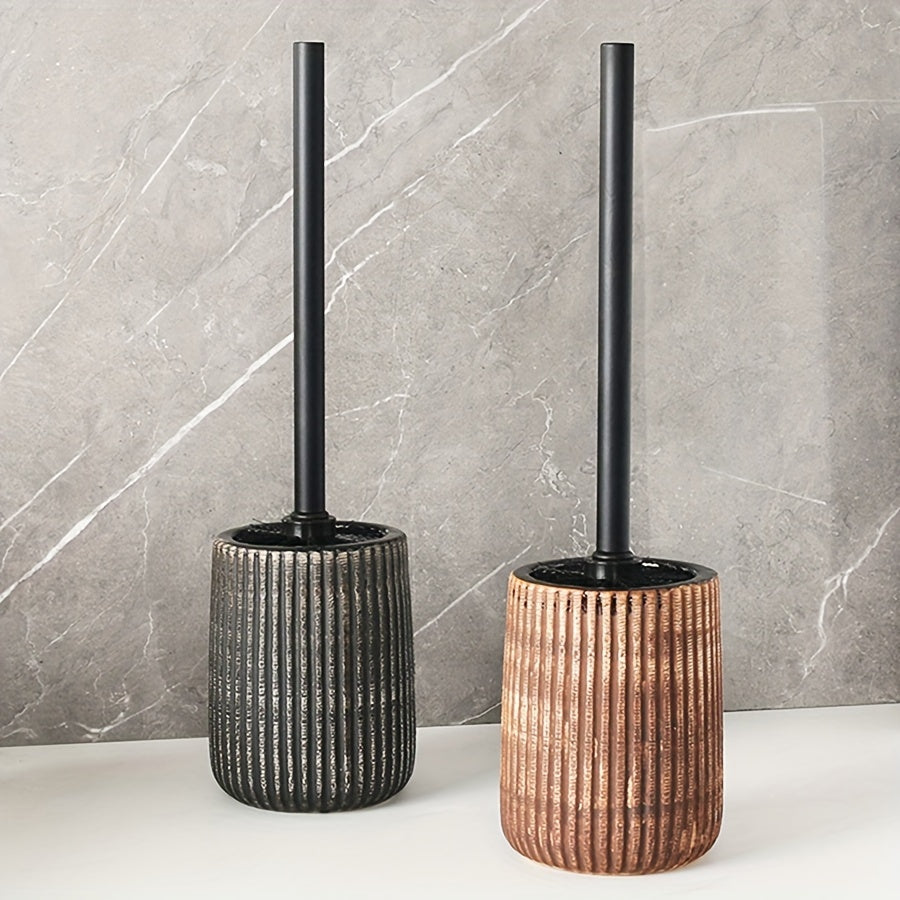 Ceramic Toilet Brush Holder – Bathroom Brush Set