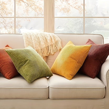 Velvet Cushion Cover Set – 3pcs Reversible Pillow Covers product detail photo for bedroom