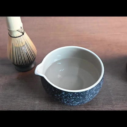 Matcha Tea Set – 6-Piece Ceramic and Bamboo Preparation Kit product detail photo for kitchen
