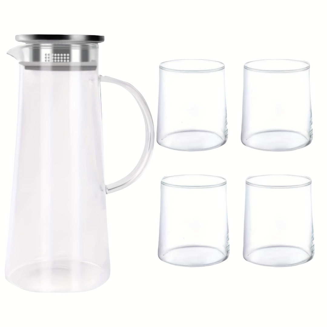 Glass Tea Set – Teapot with Matching Cups product detail photo for kitchen
