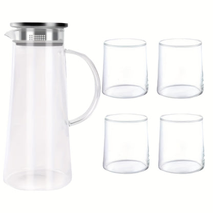 Glass Tea Set – Teapot with Matching Cups product detail photo for kitchen
