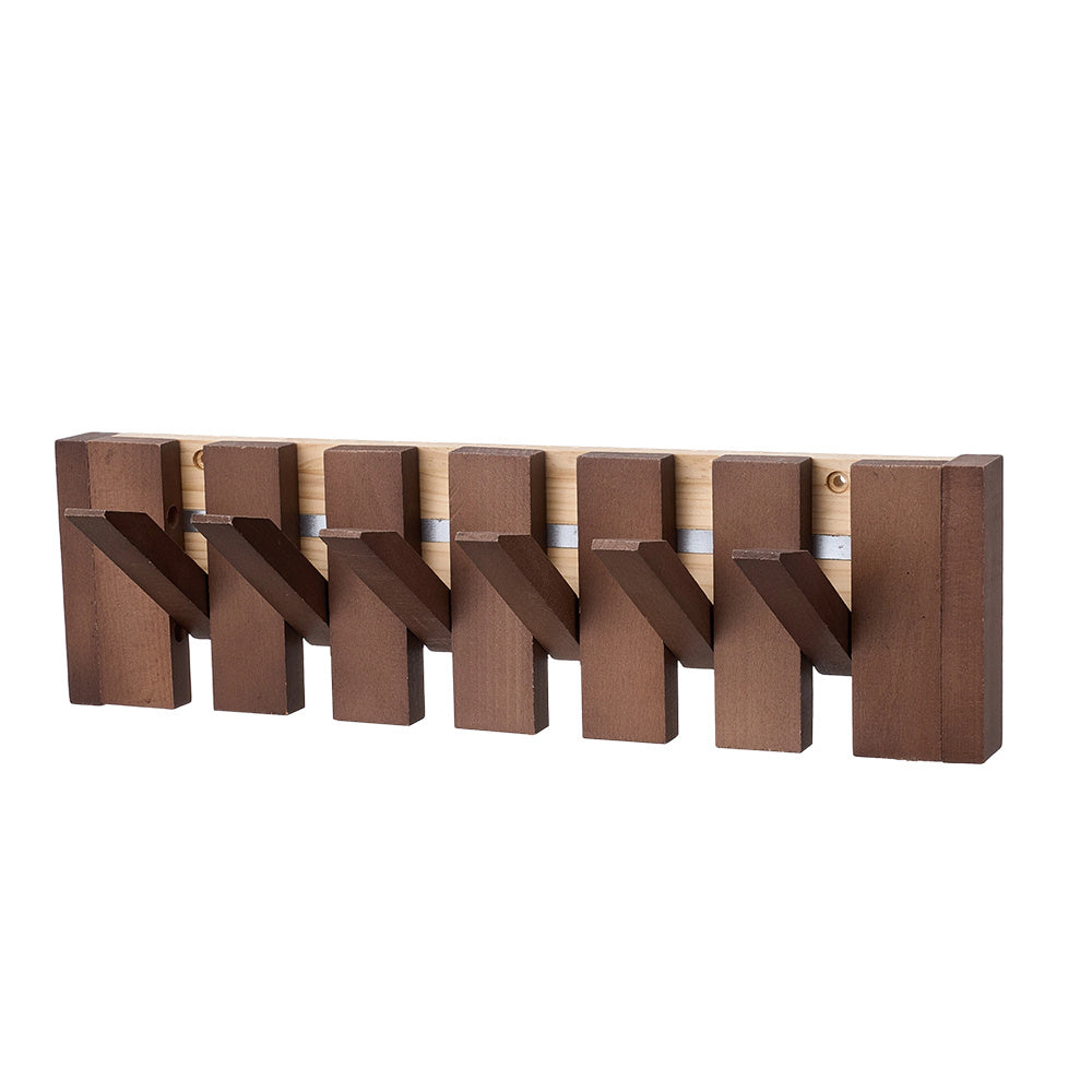 Wooden Wall Coat Rack - Entryway Wall Hooks product detail photo for entryway