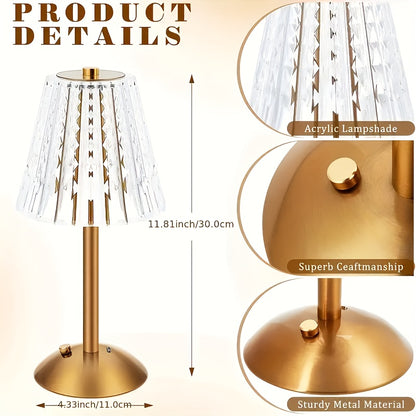 Acrylic Table Lamp – Glow Ambient Light product detail photo for living room