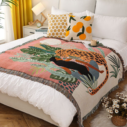Throw Blanket "Esme" lifestyle product photo in bedroom