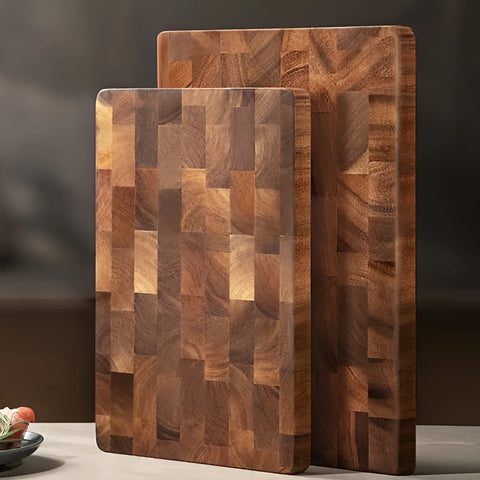 Wooden Cutting Board - Kitchen Prep and Serving Board room setting lifestyle photo for kitchen