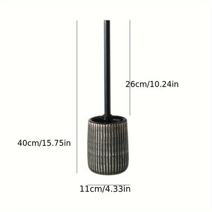 Ceramic Toilet Brush Holder – Bathroom Brush Set