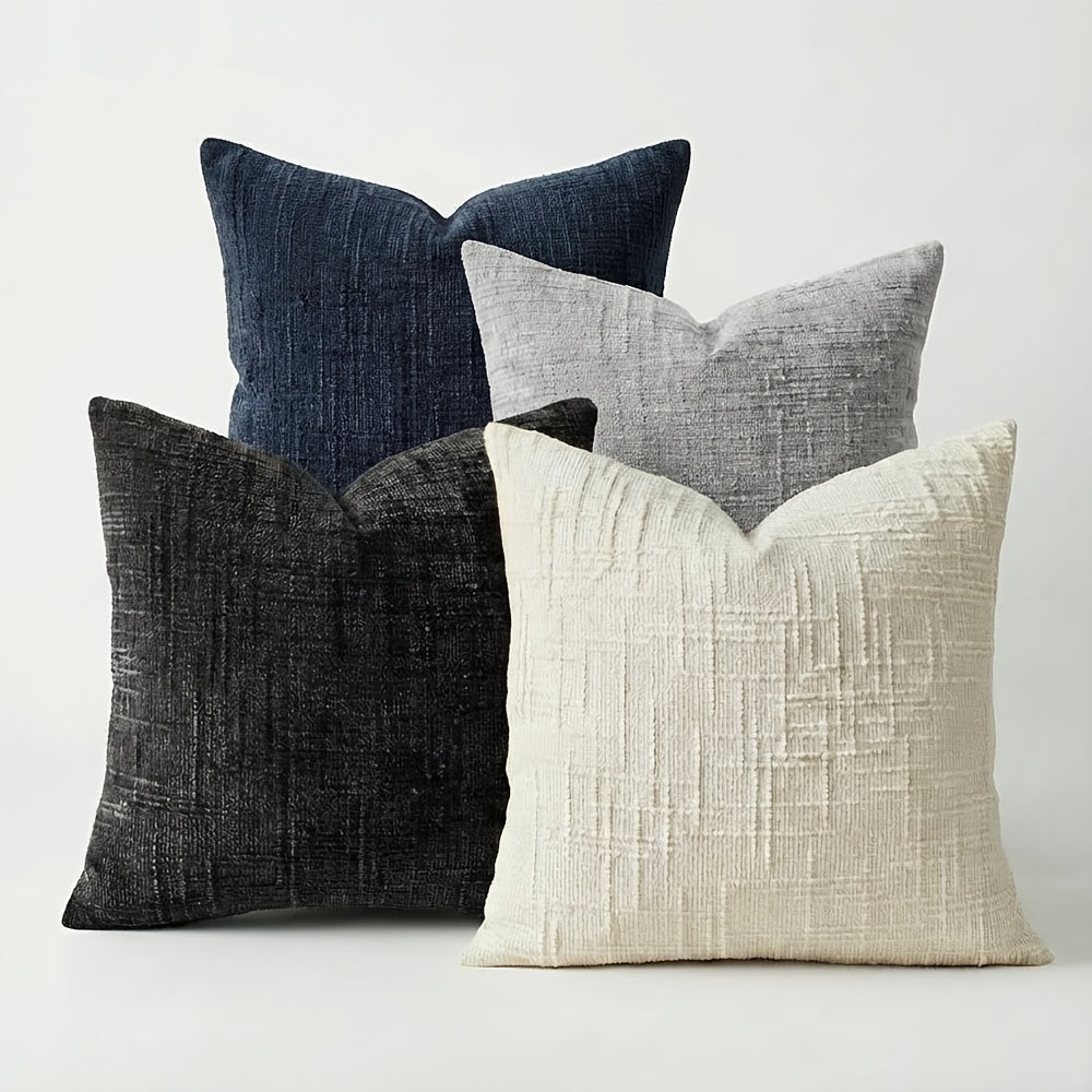 Chenille Cushion Cover Set – 4pcs Pillow Covers specification and dimensions reference for bedroom