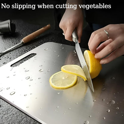 Steel Cutting Board CleanEdge Double-Sided Hygienic Prep Surface For Modern Kitchens