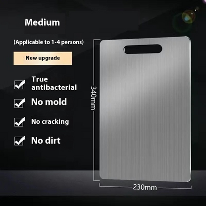Steel Cutting Board CleanEdge Double-Sided Hygienic Prep Surface For Modern Kitchens