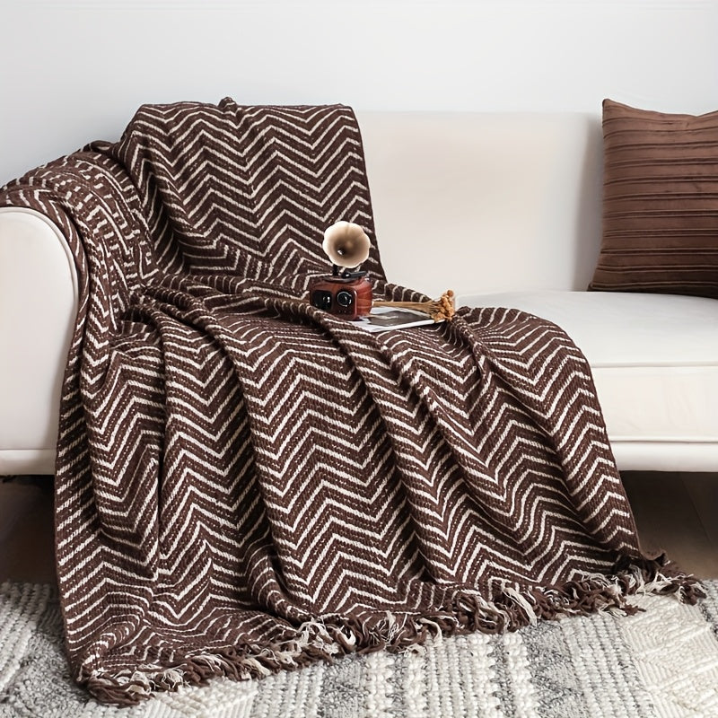 Throw Blanket "Paloma" product detail photo in bedroom